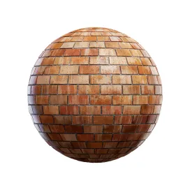 Dirty brown brick wall